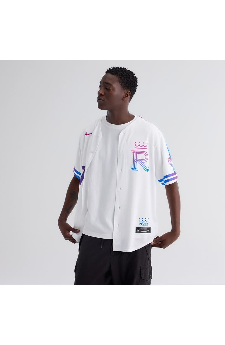 Nike Men's Nike Bobby Witt Jr. White Kansas City Royals 2026 City Connect Stadium Jersey, Alternate, color, White
