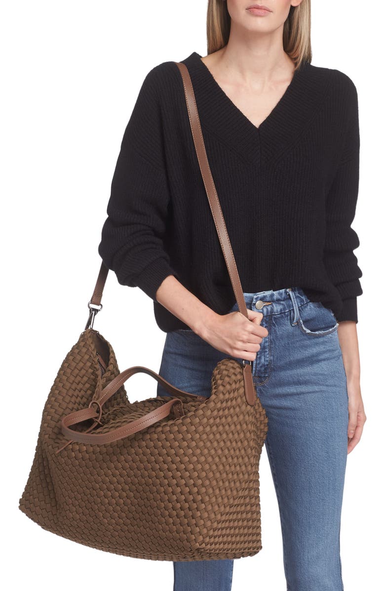 NAGHEDI Geneva Weekender Tote, Alternate, color, Mink