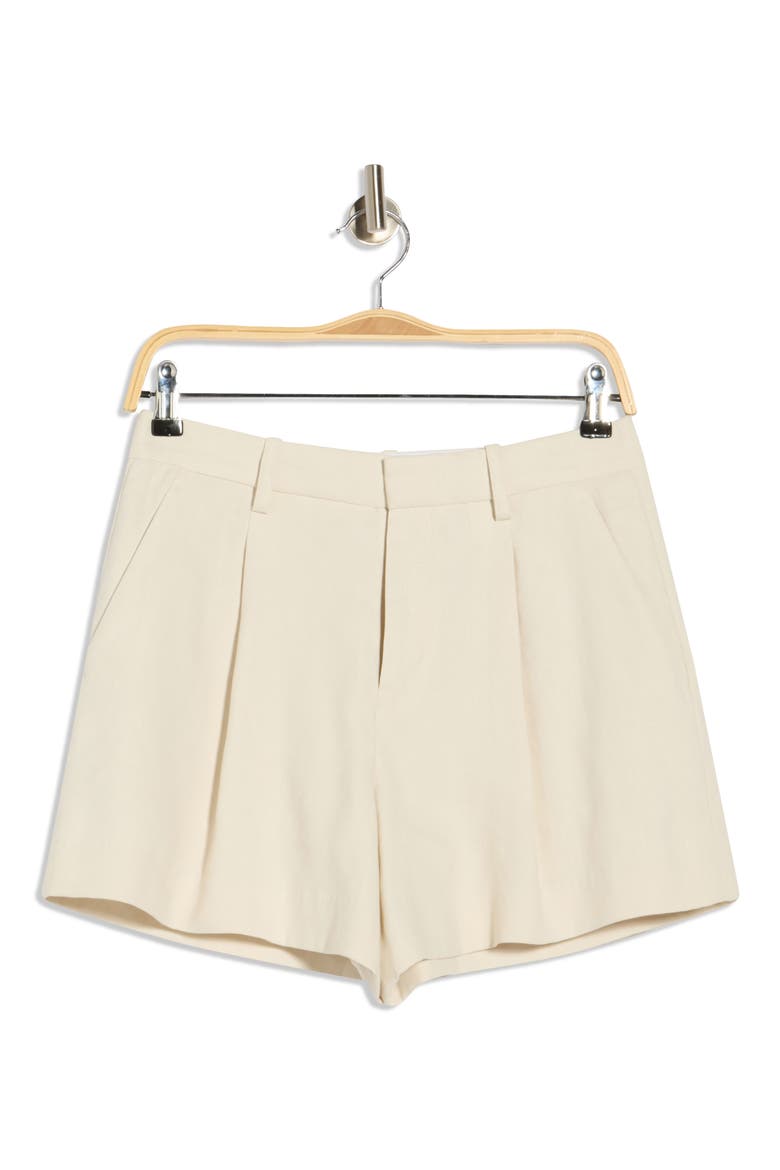 Charles Linen Blend Shorts, Alternate, color, BUTTERCREAM