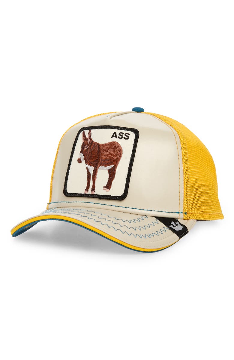 Goorin Bros. Donkey Hotay Trucker Hat, Main, color, 