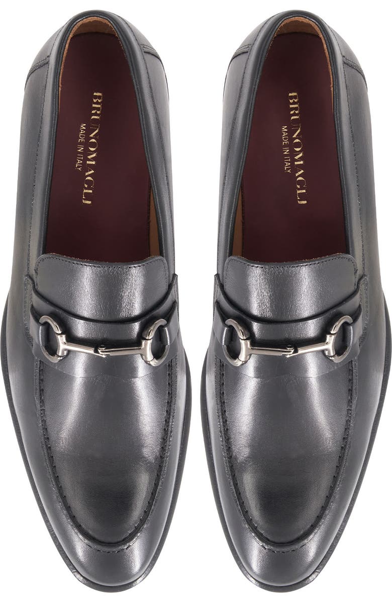Bruno Magli Alessandro Bit Loafer, Alternate, color, Black