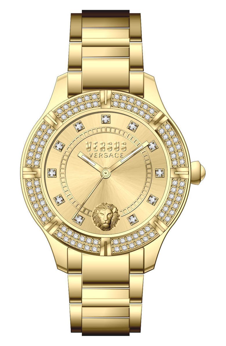 VERSUS Versace Canton Road Crystal Bracelet Watch, 36mm, Alternate, color, 