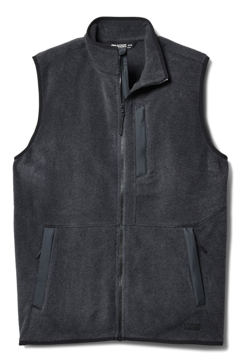 Deming Fleece Vest, Alternate, color, BLACK