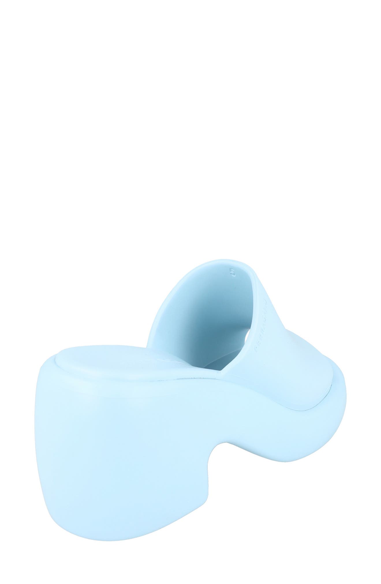 FERRAGAMO Platform Slide Sandal, Alternate, color, Blue