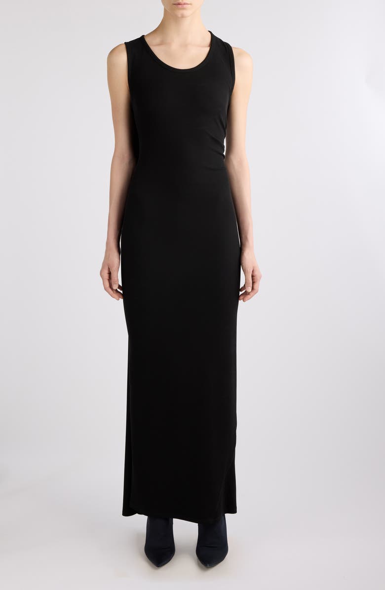 Balenciaga Rib Tank Maxi Dress, Main, color, 