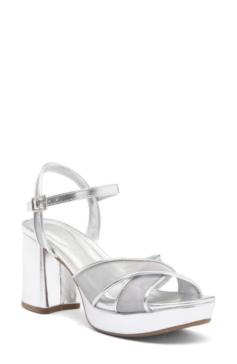 Reeva Mesh Strap Platform Sandal (Women)