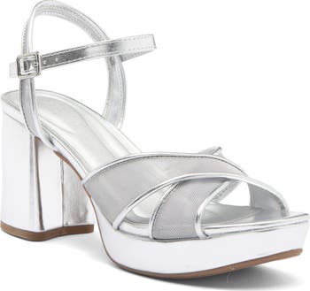 Reeva Mesh Strap Platform Sandal