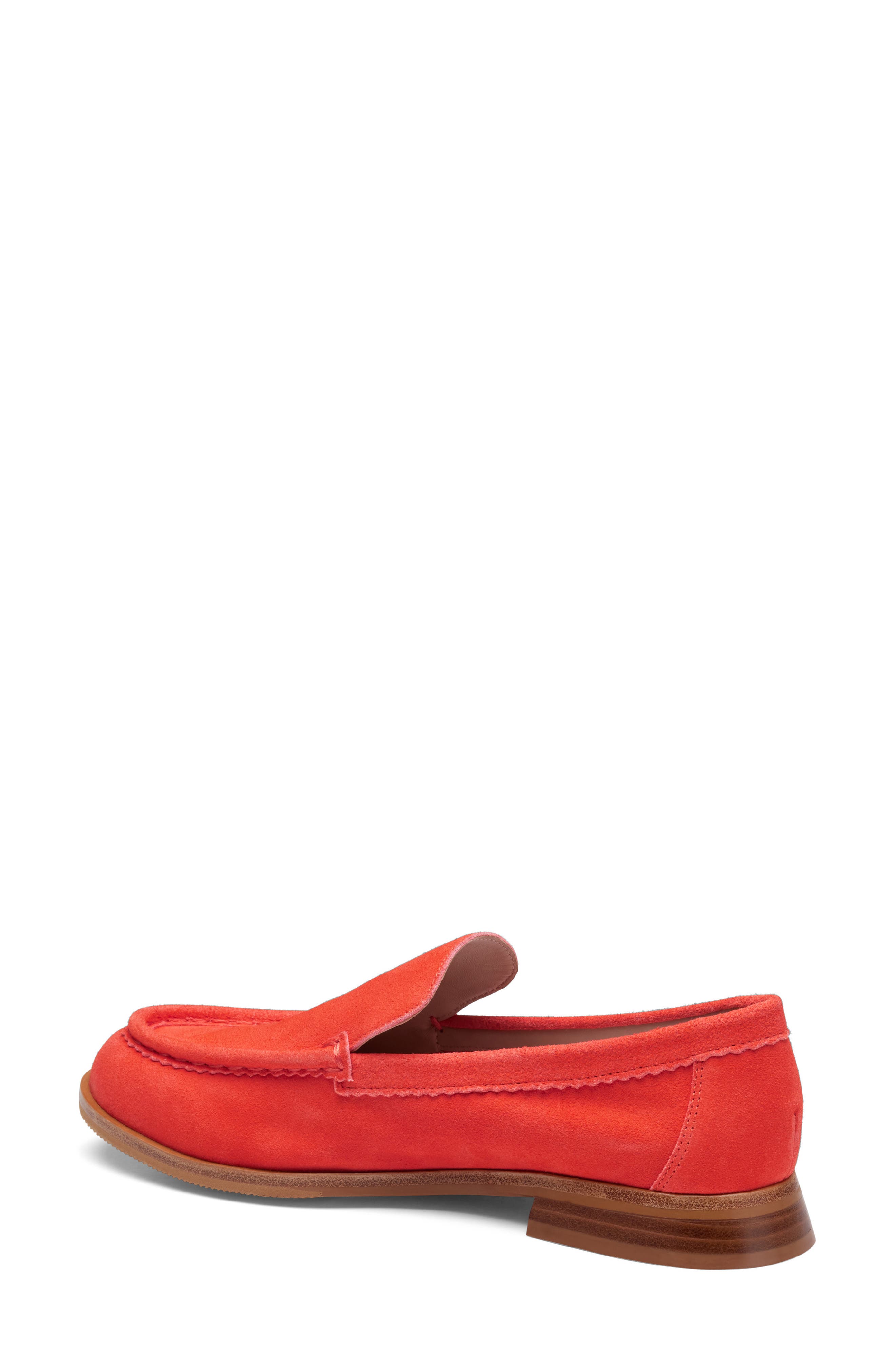 Johnston 
Murphy Gillian Suede Loafer, Alternate, color, Coral Suede