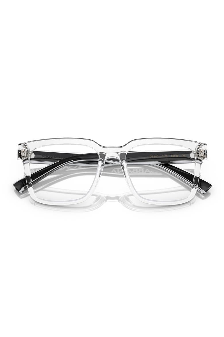 50mm Square Optical Glasses, Alternate, color, CRYSTAL