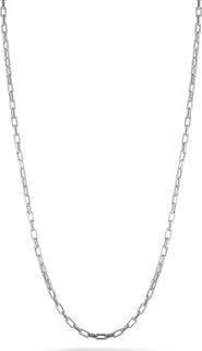 GLAZE JEWELRY 18k Gold over Sterling Silver Square Link Chain Necklace