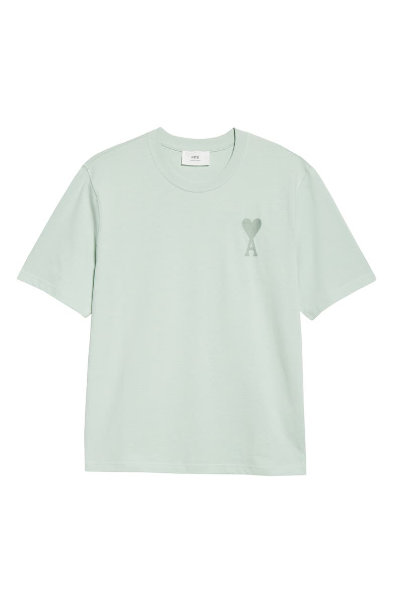 AMI Alexandre Mattiussi Ami de Couer Embroidered Organic Cotton T-Shirt, Alternate, color, 