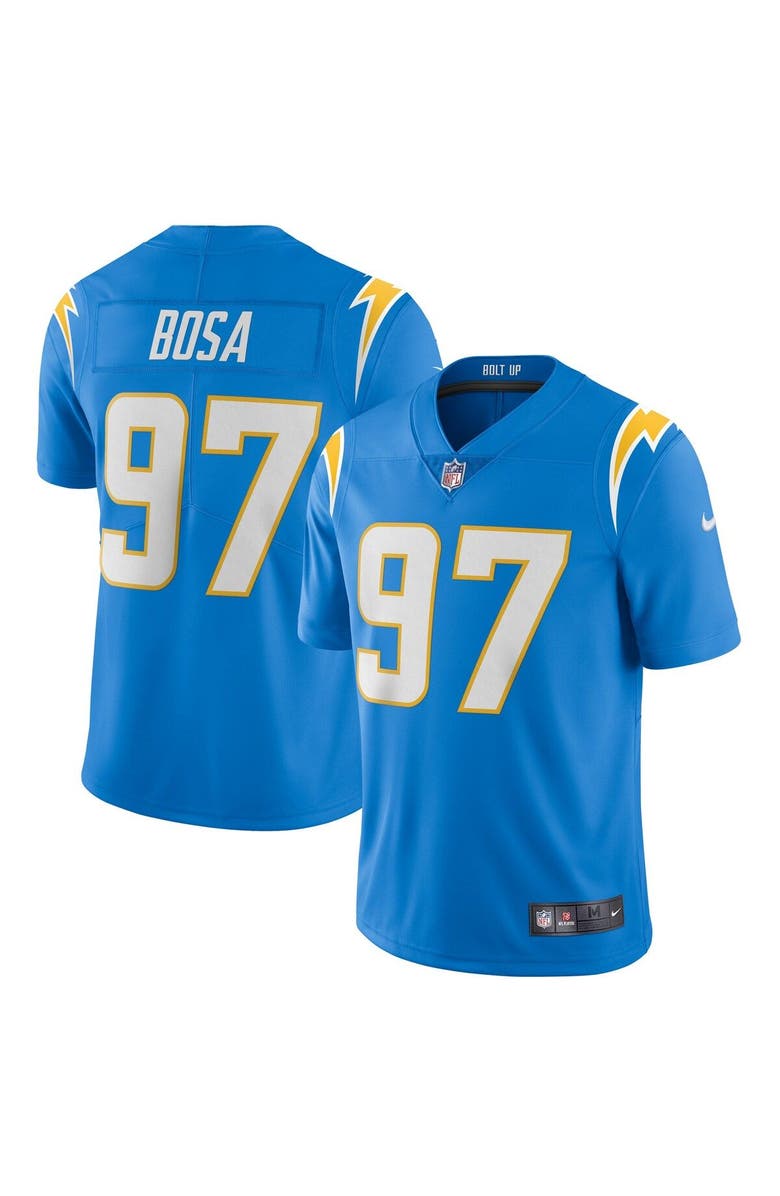 Nike Men's Nike Joey Bosa Powder Blue Los Angeles Chargers Vapor Limited Jersey, Alternate, color,