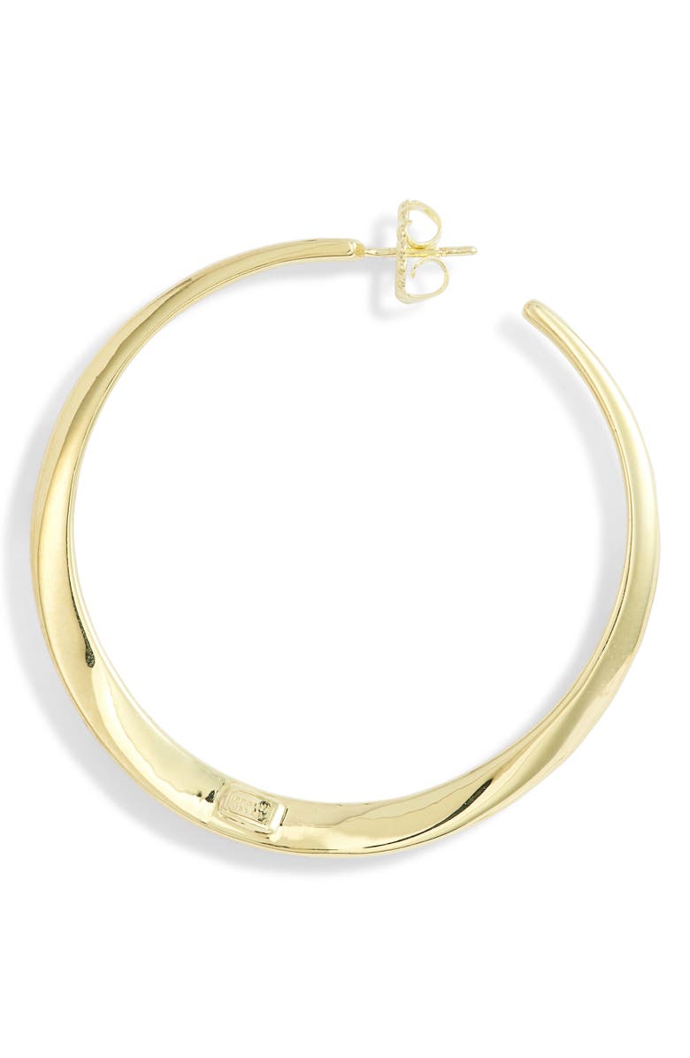 Ippolita Classico Large 18K Gold Hoop Earrings, Alternate, color,