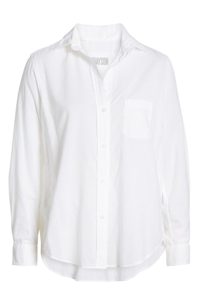 Grayson The Hero Tissue Cotton Button-Up Shirt, Alternate, color, 