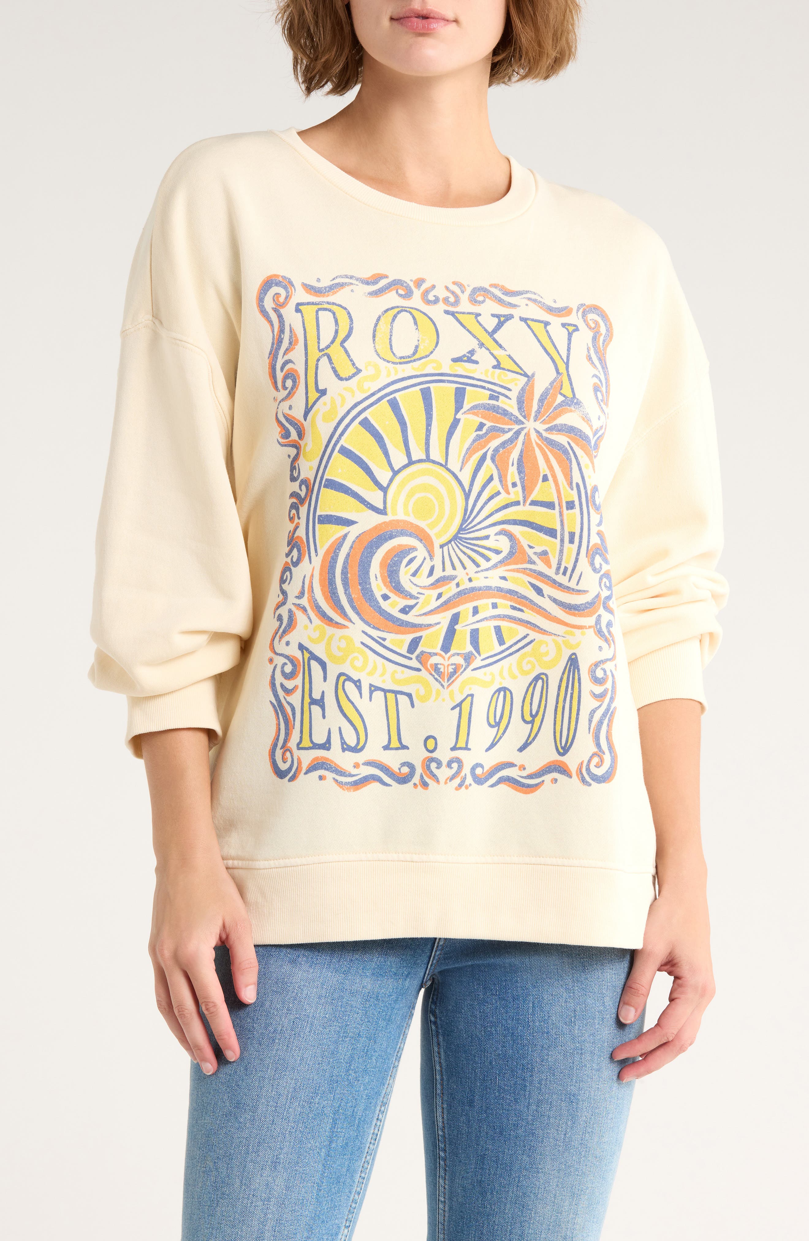 Roxy Poster Crewneck Sweatshirt
