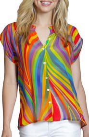 APNY Cap Sleeve Shell Top