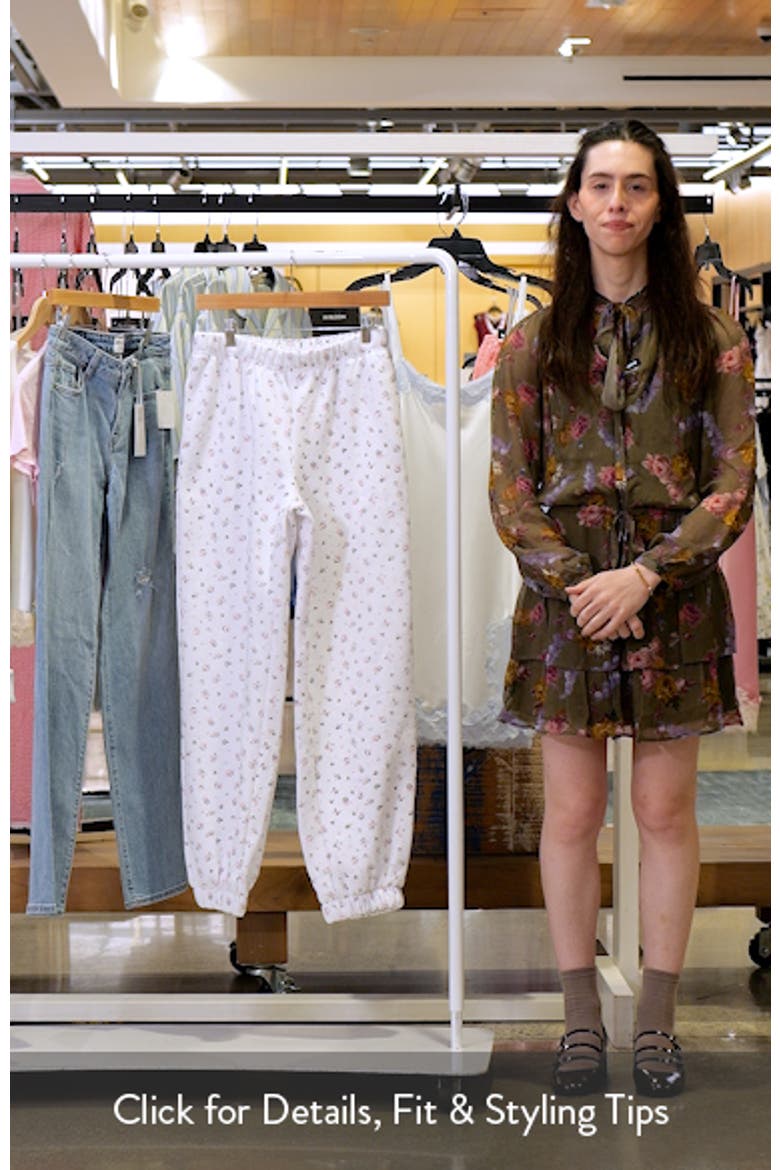 Floral Oversize Sweatpants video