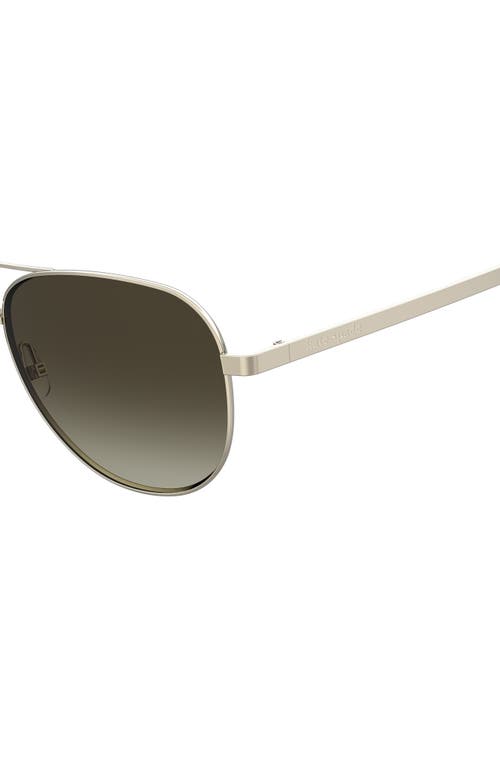 Kate Spade Bellamys 52mm Gradient Rectangular Sunglasses In 0j5g-ha