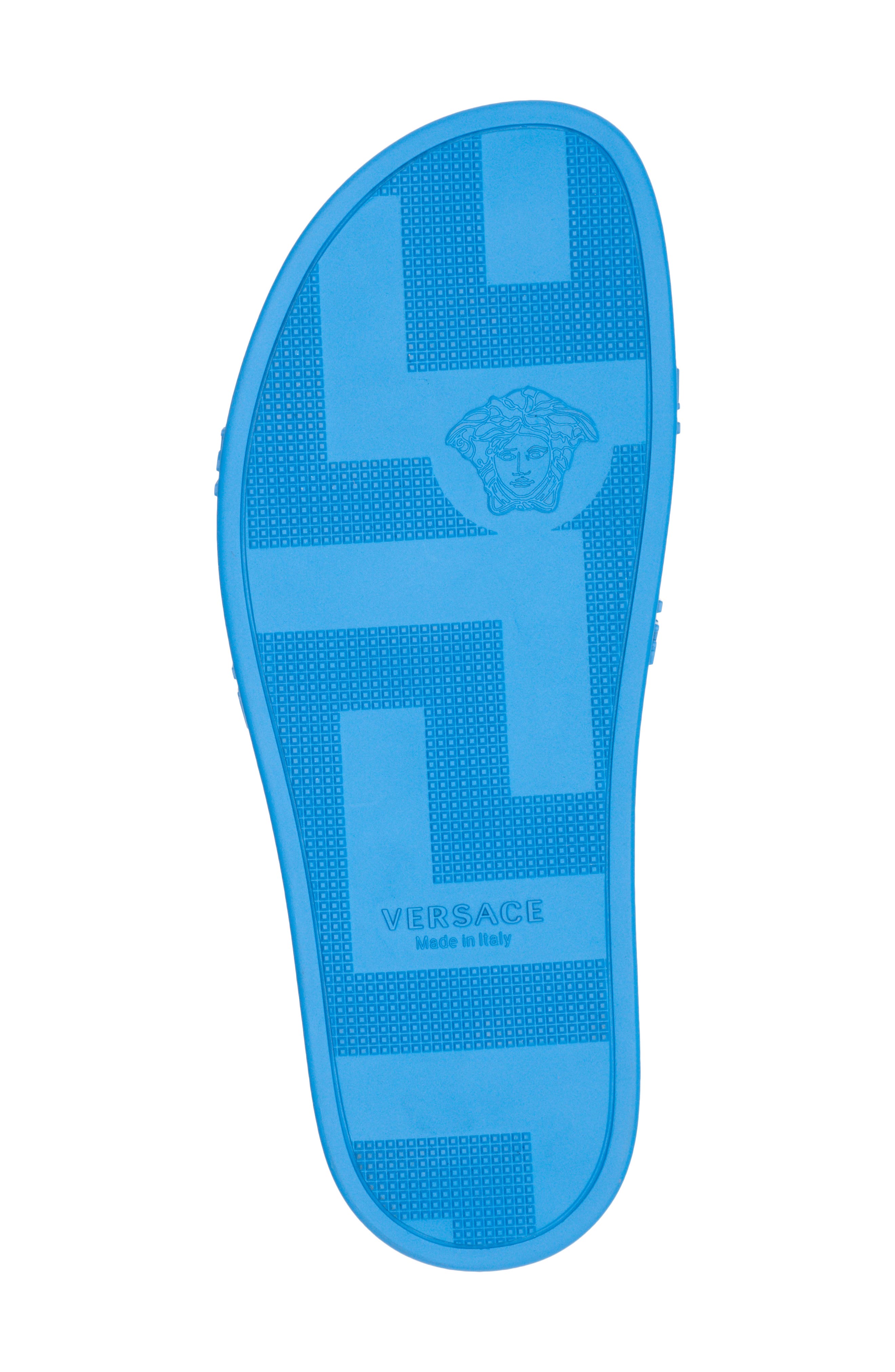 Palazzo Medusa Slide Sandal, Alternate, color, TEAL