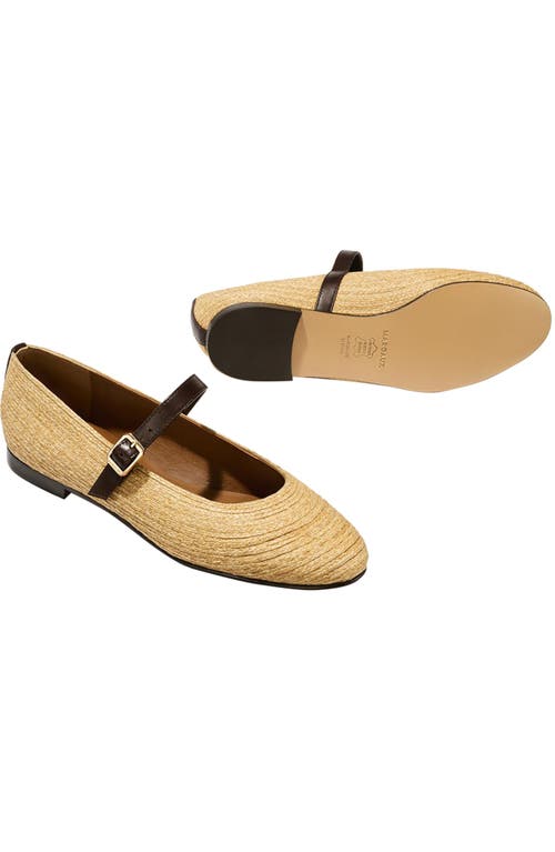 Margaux The Demi Jane Flat In Brown