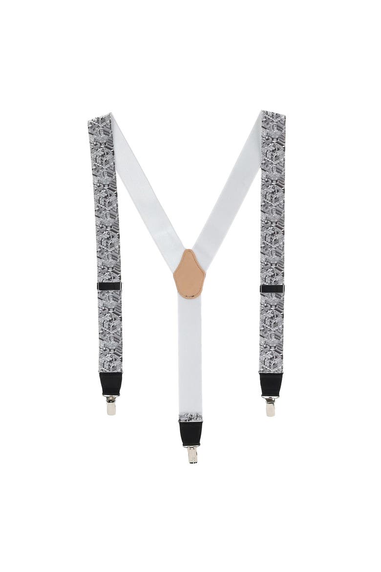 Men's The City Scape 35mm Clip End Elastic Braces, Main, color, Grey