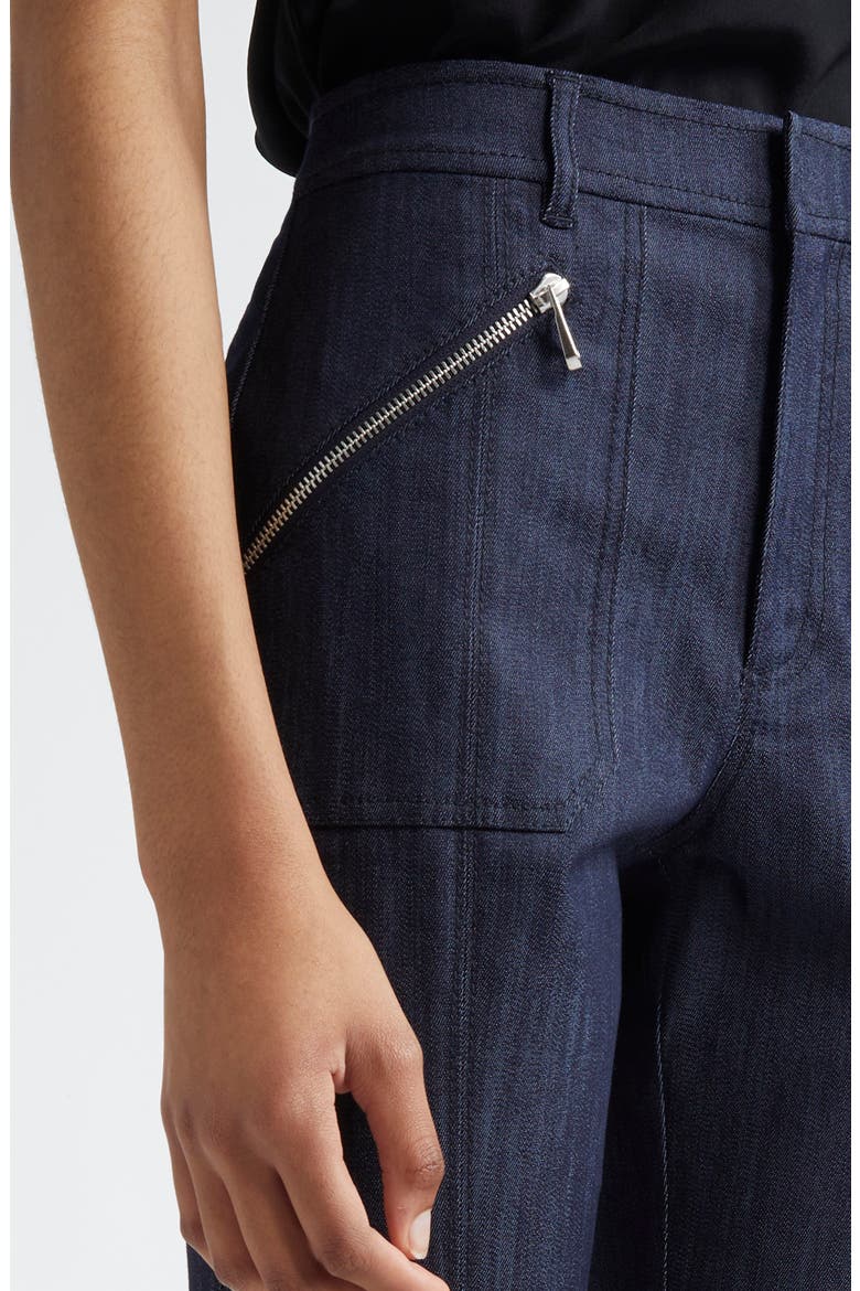 Celeste Crop Flare Jeans, Alternate, color, INDIGO