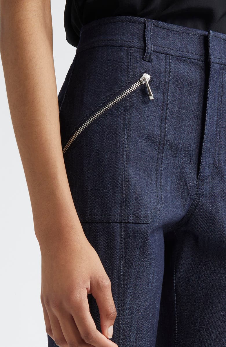 Cinq à Sept Celeste Crop Flare Jeans, Alternate, color, Indigo