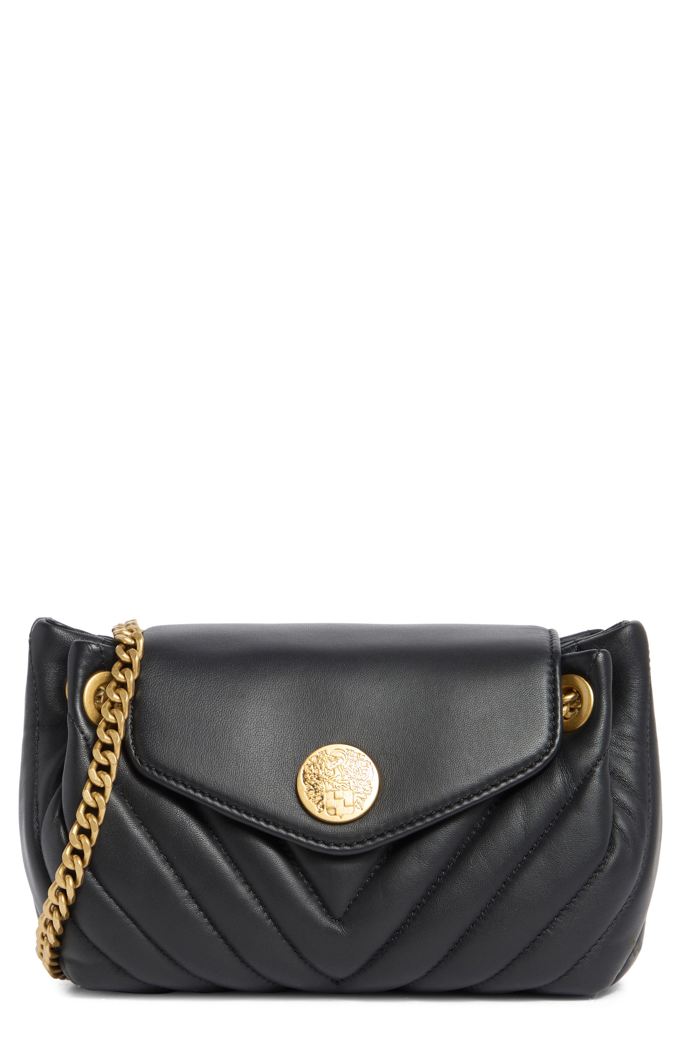 Vince Camuto Small Theon Leather Crossbody Bag, Main, color, 