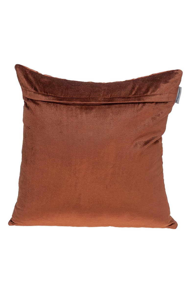 PARKLAND COLLECTION Tobyn Quilted Pillow, Alternate, color, Burnt Orange