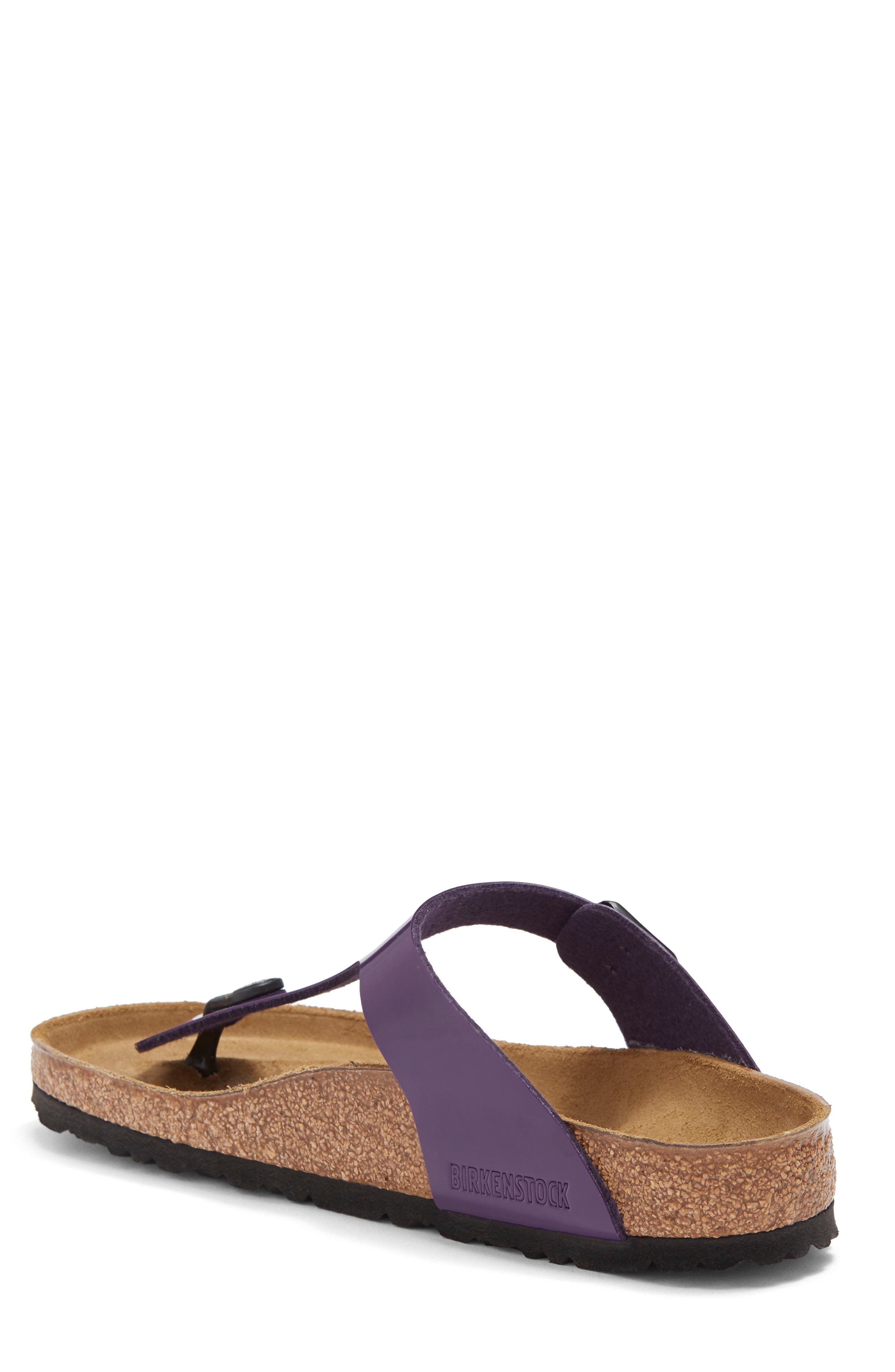 Birkenstock Gizeh Thong Sandal, Alternate, color, Plum Purple
