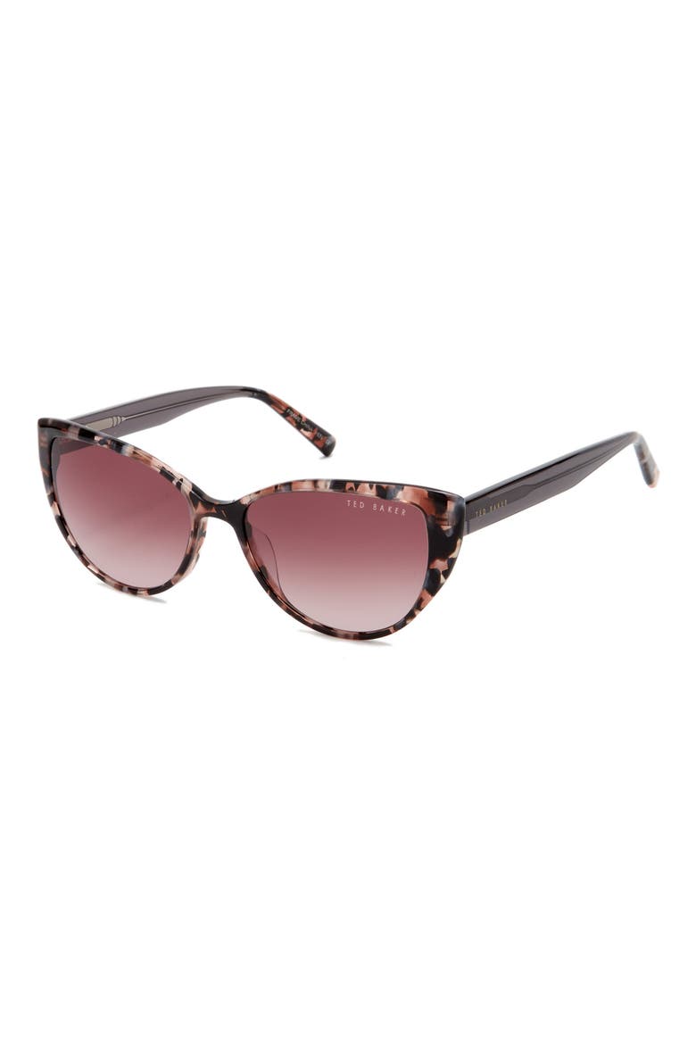 55mm Cat Eye Sunglasses, Alternate, color, TORTOISE
