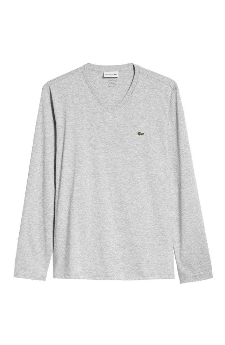 Lacoste Regular Fit Long Sleeve T-Shirt, Alternate, color, 
