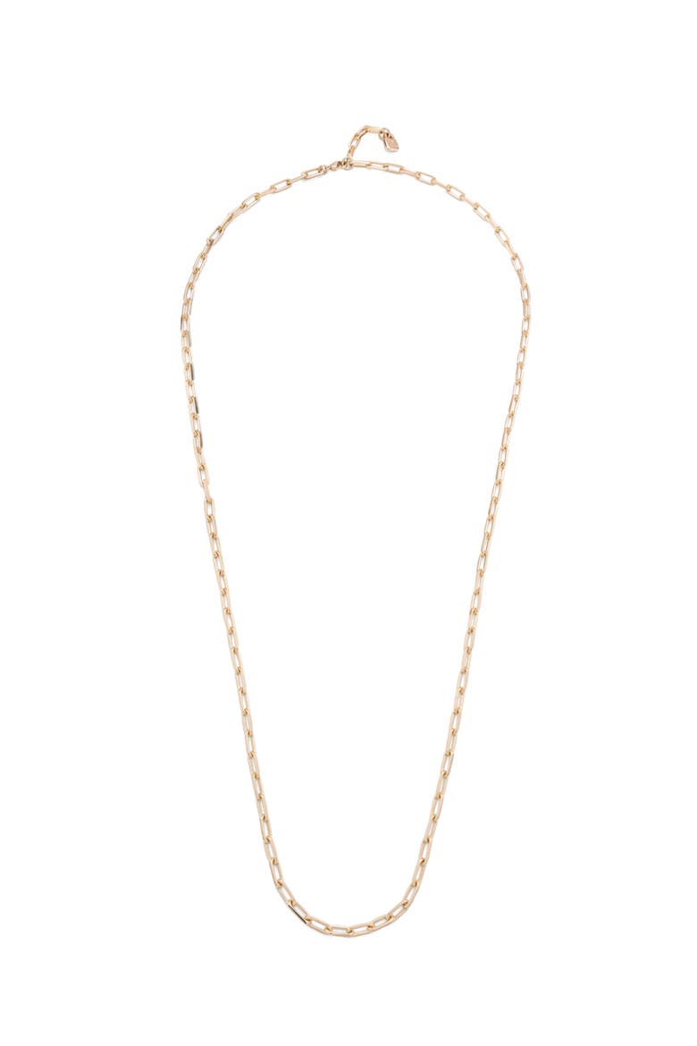 Linkline Charm Necklace, Main, color, Gold
