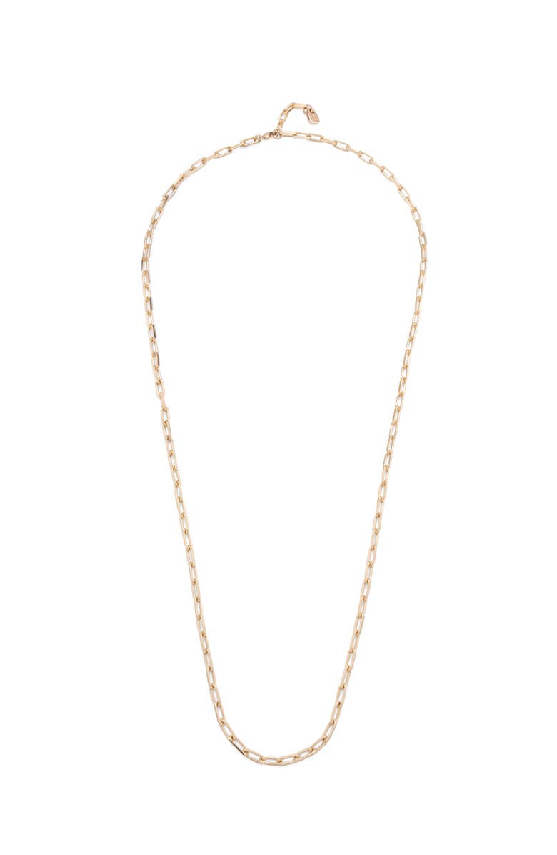 UNODE50 Linkline Charm Necklace, Main, color, Gold