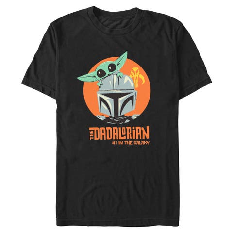 Men's Star Wars The Mandalorian Dadalorian Number One  Graphic T-Shirt