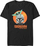 Star Wars: The Mandalorian Men's Star Wars The Mandalorian Dadalorian Number One Graphic T-Shirt