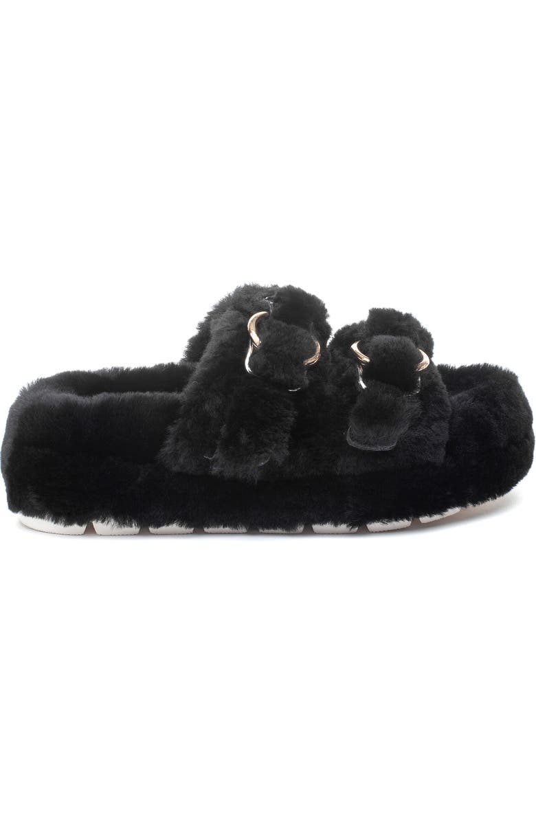 JSlides Brooke Genuine Shearling Platform Slipper, Alternate, color,