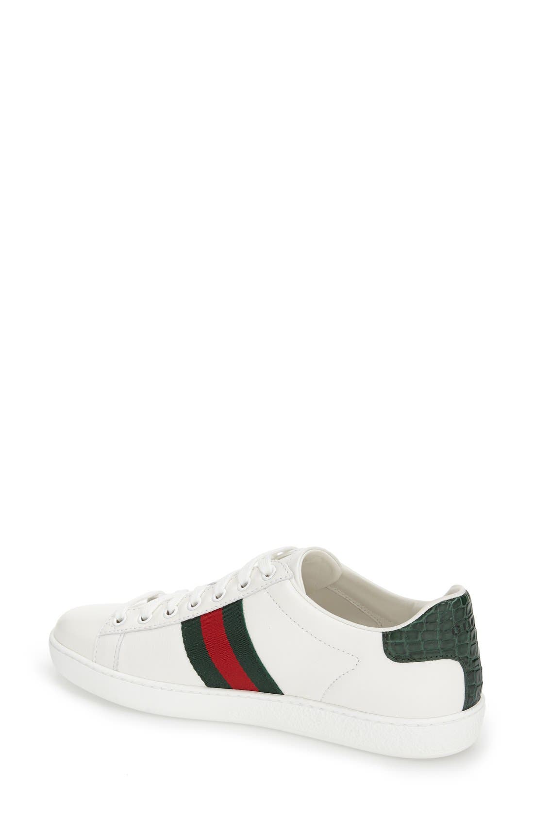New Ace Sneaker, Alternate, color, WHITE