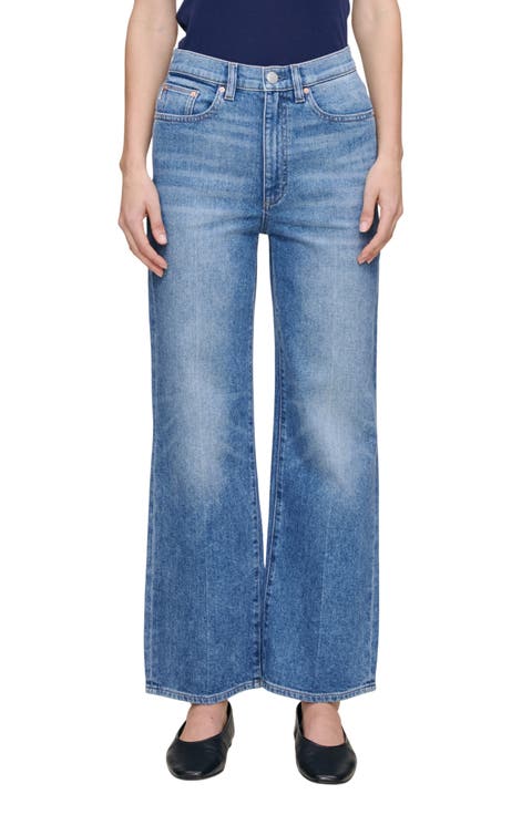 Karmine Refined High Waist Wide Leg Jeans (Light Opal Beach)