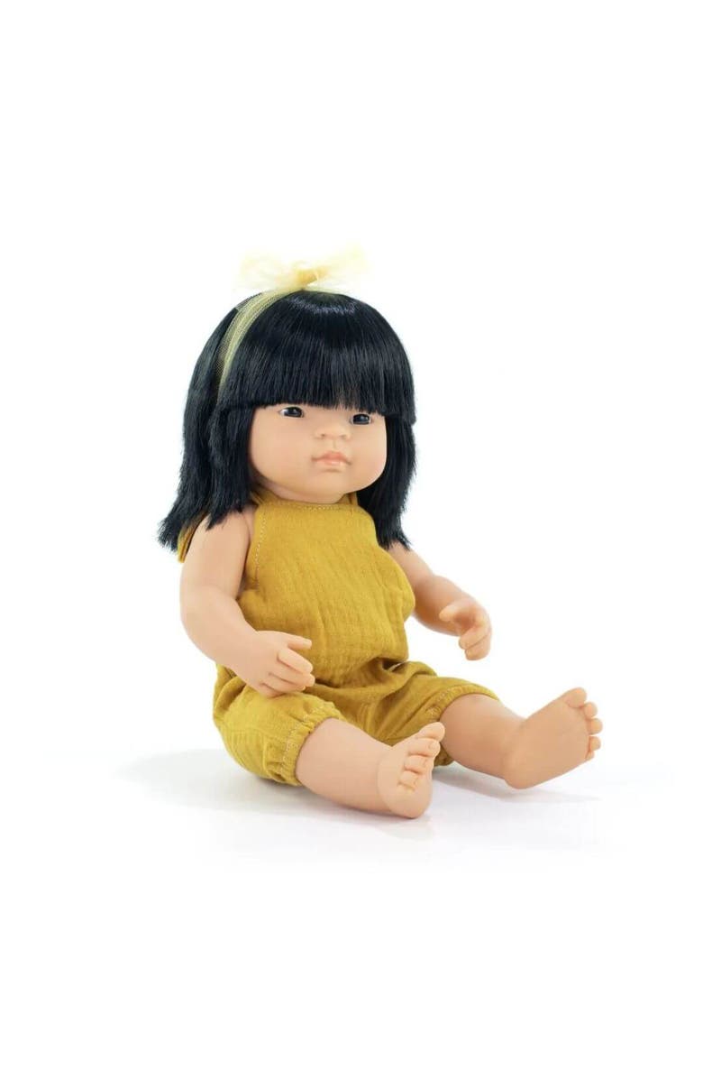 Miniland Baby Doll Asian Girl 15'' (Box) - My Friends & Me, Main, color, Light Skin