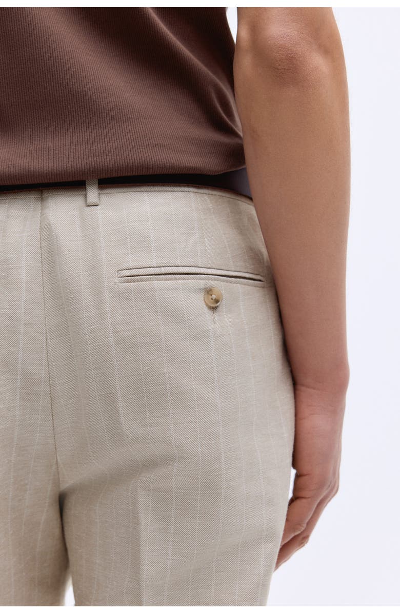 H&M Regular-fit tailored pants, Alternate, color, Light Gray