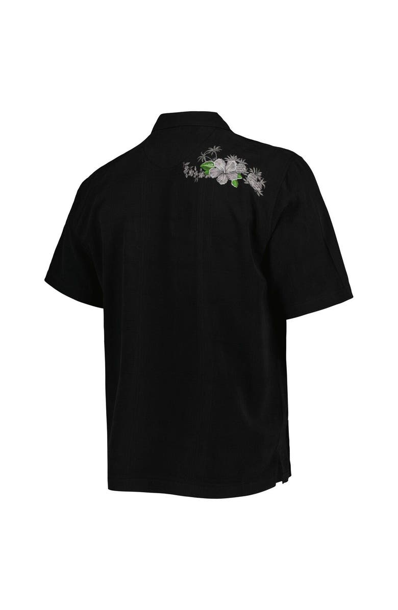 Tommy Bahama Men's Tommy Bahama Black Atlanta Falcons Sport Azule Oasis Camp Button-Up Shirt, Alternate, color, 