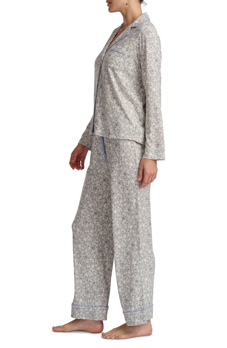 Splendid Pillowsoft Long Sleeve Pajamas, Alternate, color, Starry Sky