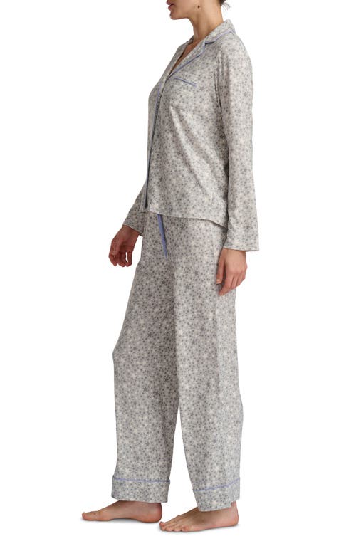 Splendid Pillowsoft Long Sleeve Pajamas In Gray