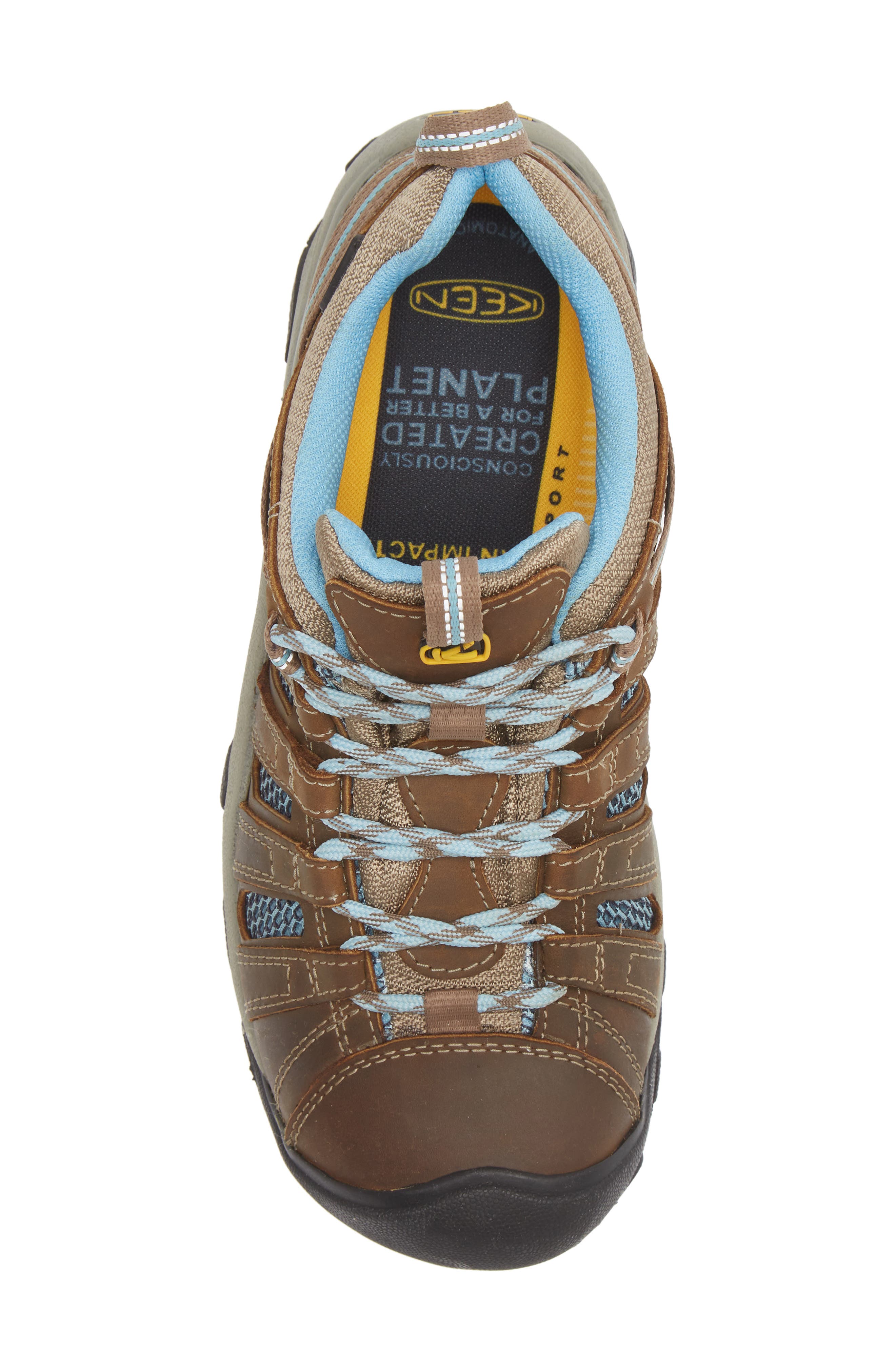 KEEN Voyageur Hiking Shoe, Alternate, color, Brindle/Alaskan Blue