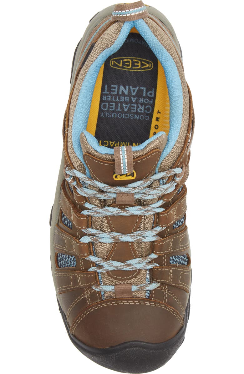 KEEN Voyageur Hiking Shoe, Alternate, color, Brindle/Alaskan Blue