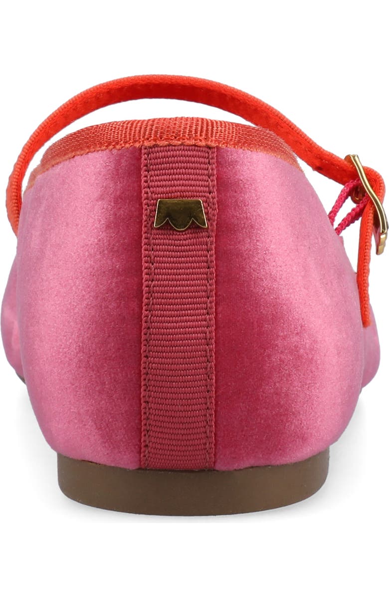 Birdies The Hummingbird Mary Jane Velvet, Alternate, color, Hot Pink Velvet