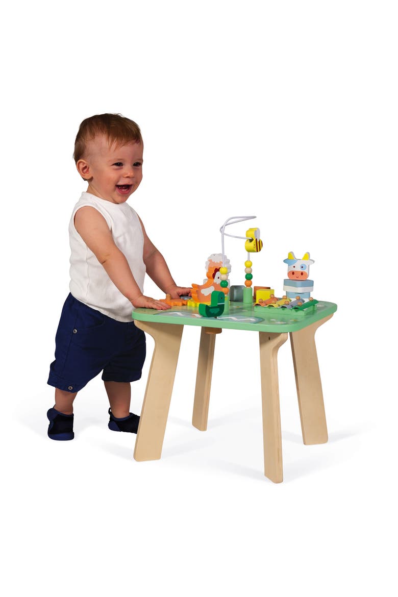 Meadow Wooden Activity Table, Alternate, color, BLUE