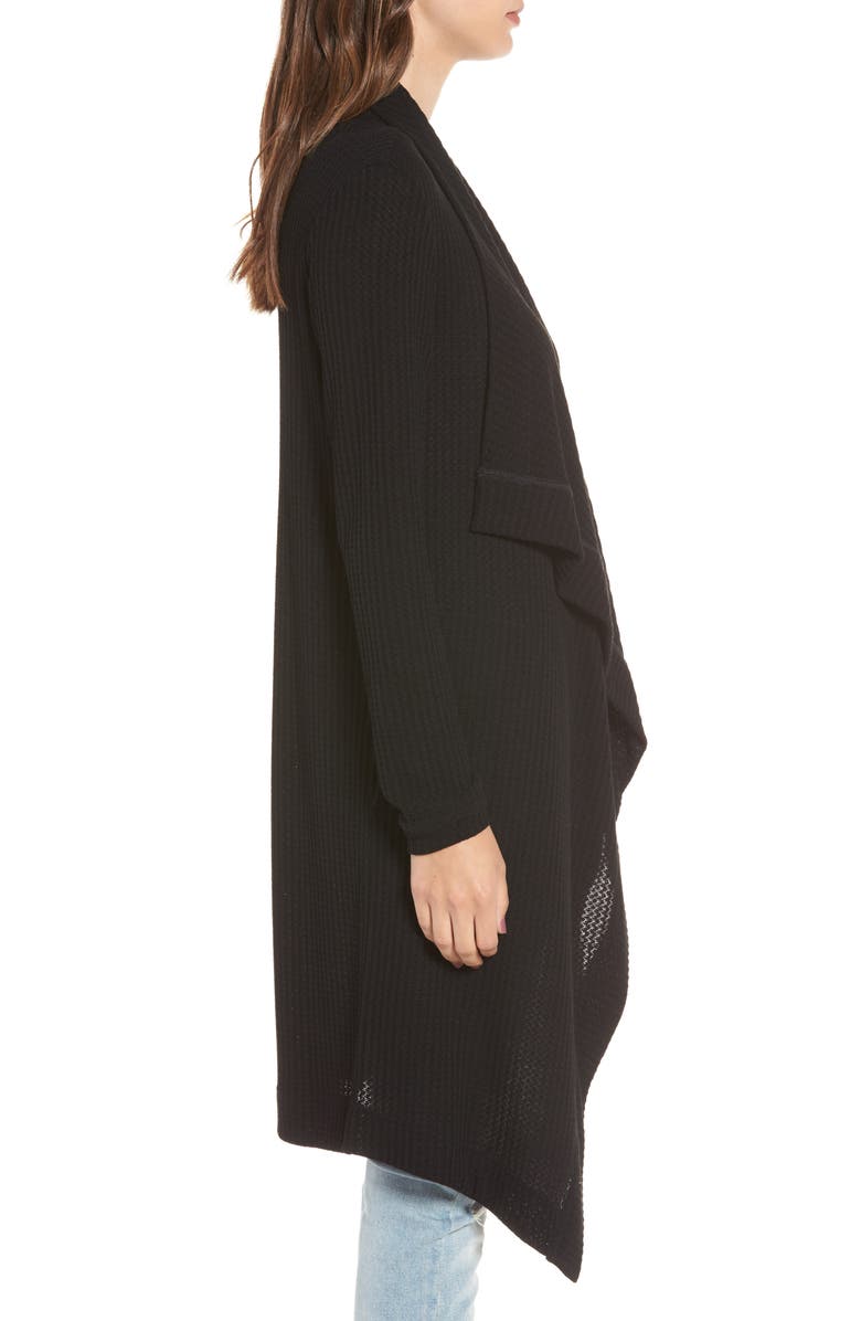 4SI3NNA Open Front Cardigan, Alternate, color, 