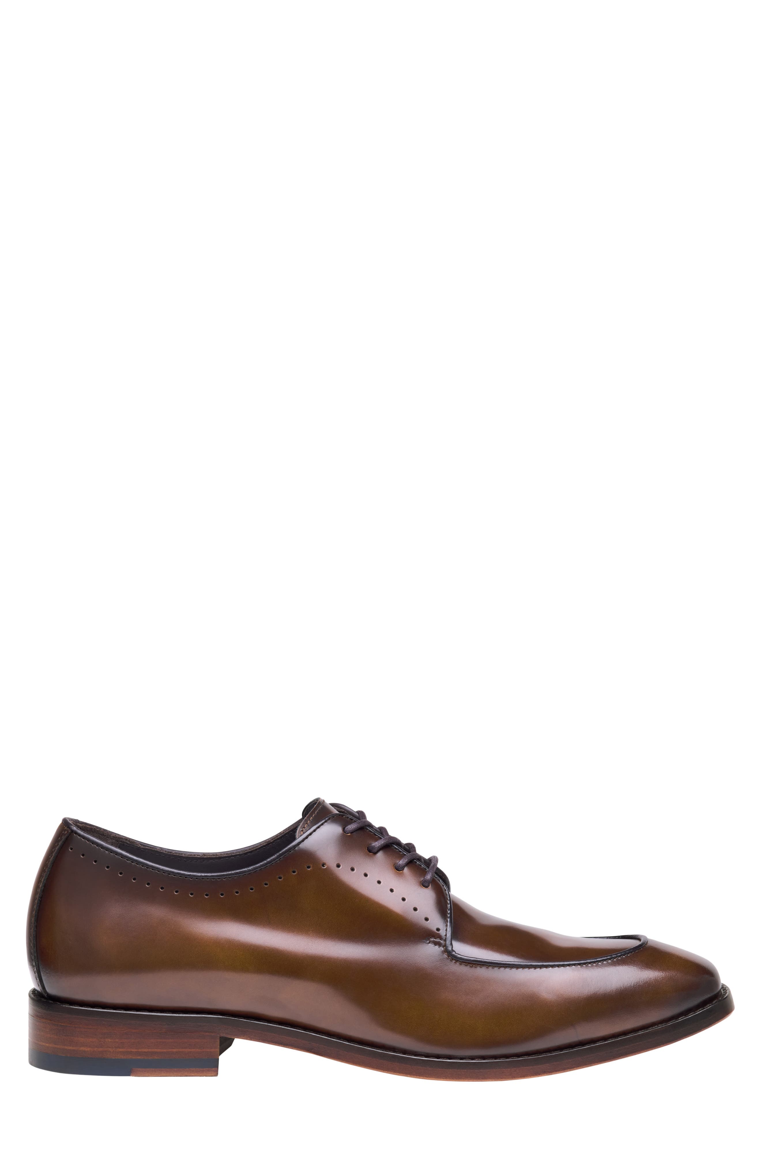 Arrister Moc Toe Derby, Alternate, color, TAN ITALIAN FULL GRAIN